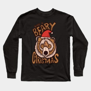 Gold Beary Christmas Long Sleeve T-Shirt